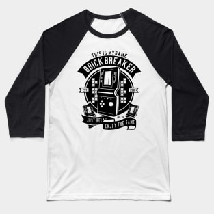 Classic Brick Breaker Baseball T-Shirt